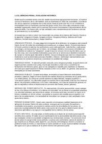 EVOLUCIÓN DEL DERECHO PENAL