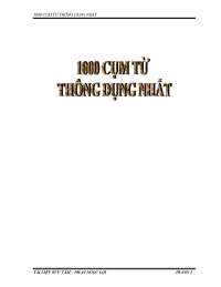 1000 cụm từ thông dụng nhất khi dử dụng tiếng anh
