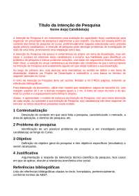 exemplo de proposicao de pesquisa