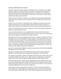 Panorama Epidemiológico en México: Evolución de la Salud y Demografía