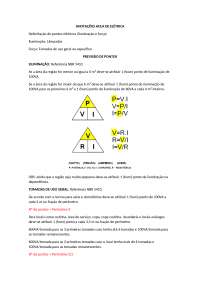 Anotações de Aula de Elétrica: Regras para Limitação de Pontos Elétricos