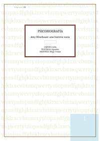 Psicobiografia de Amy Winehouse ADOLESCENCIA
