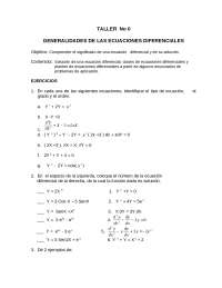 Trabajo Segundo Corte Ecuaciones Diferenciales Docsity