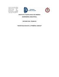 estudio del trabajo unidad 1