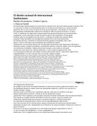 Análisis de la cooperación internacional: problemas de distribución y aplicación