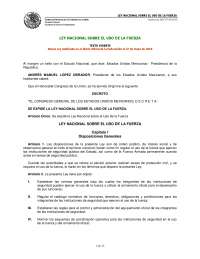 Ley sobre el uso de la fuerza