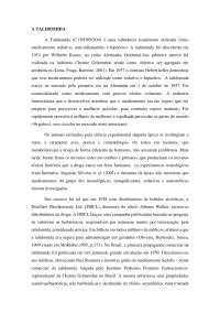 descrição sobre efeitos danosos da talidomida