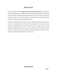 Extinción de la acción penal y de la pena