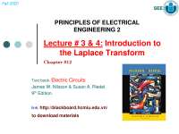 Laplace Transform: Definition, Objectives, and Techniques