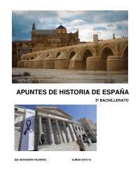 Apuntes de Historia de España: 2º Bachillerato - IES Saavedra Fajardo