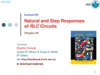 Natural and Step respones