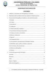 monografía por compilación