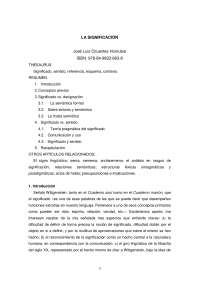 Teoría Pragmática del Significado: Convencionalización y Uso