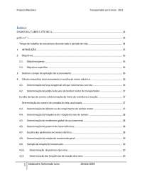 Projeto Mecânico: Transportador por Correia - Cálculos e Especificações