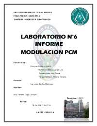 Modulacion Digital PCM