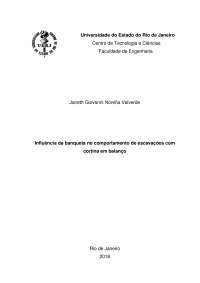 efeito de banquetas na resistência de taludes