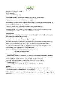 Grupos (Bion) - Teorias de Grupo