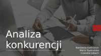 Analiza konkurencji rynku