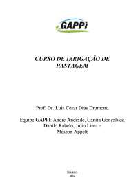 Apostila de Irrigação de Pastagens