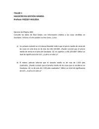 TALLER 1MAGISTER EN GESTIÓN MINERAProfesor FR