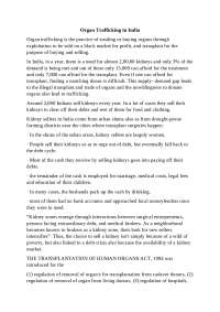 Organ trafficking in India