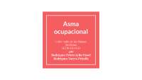 asma ocupacional Presentación