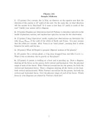 6 Questions on Contemporary Physics - Midterm Sample | PHYS 101 - Docsity