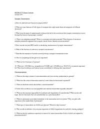 61 Questions on Molecular Neurobiology for Exam | MCDB 4777