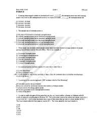 Exam 1 Form B with Solution - Principles of Economics | ECON 2006 - Docsity