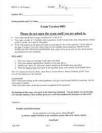 General Physics 1 - Solutions to Exam 1 | PHYS 1110