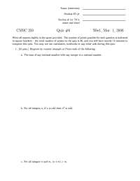 Practice Quiz 6 - Discrete Structures | CMSC 250 - Docsity