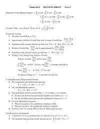 Review Sheet in Test 2 - Calculus with Trigonometry II | MATH 2015 ...