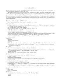Study Guide of Calculus with Functions for Exam 1 | MATH 231 - Docsity