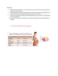 Weight Gain During Pregnancy: Nutritional Needs and Recommendations