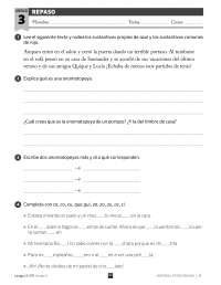 LENGUA 3 SM TEMA 3 REPASO - Docsity