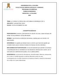 Consulta Previa en Pueblos Indígenas: Garantía Cultural y Territorial