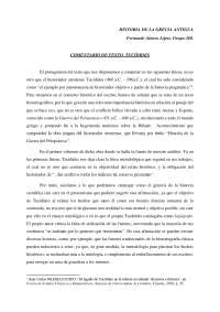 Historia de la Grecia Antigua. comentario de texto sobre Tucídides.