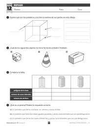 REPASO MATEMÁTICAS 4º SM PRIMARIA TEMA 12 | Ejercicios de Matemáticas ...