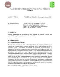 Informe Marketing Mix