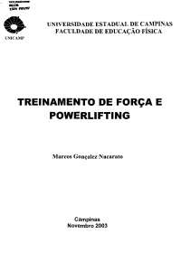 treino de força e powerlifiting