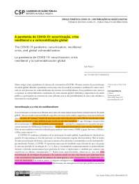 Securitização da Saúde Global na Pandemia de COVID-19: Neoliberalismo e Vulnerabilização