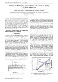 Analysis of Effective Mobility in Graded-Channel SOI Transistors