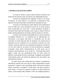 A historia do paisagismo