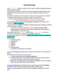 Programma di biotecnologie