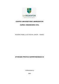 AP2 Eng. Civil Rogério Rabello Rocha Jr. 2020