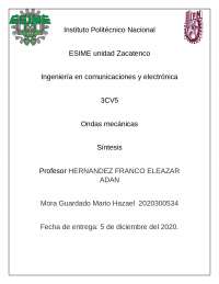 ondas mecanicas cuestionario