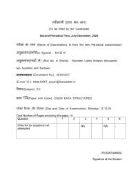 Data structures with c - Docsity