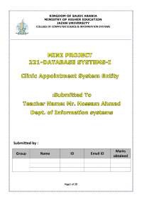 Clinic Management system | Study Guides, Projects, Research Software ...