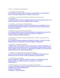 Farmacología: Definiciones básicas y conceptos relacionados