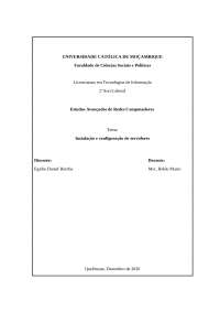 configuraçao e instalaçao windows server